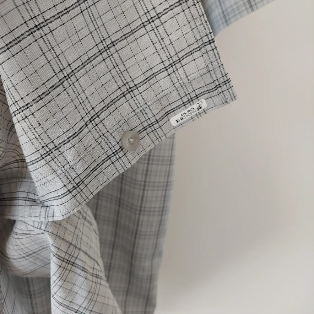 North Face Plaid Short Sleeve Button Front Shirt, XL